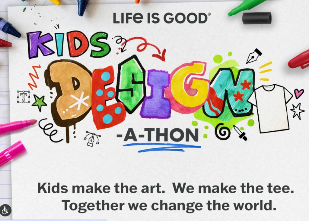 Life is Good campaign visual