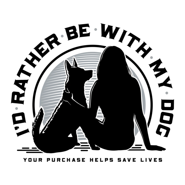 I'd Rather Be With My Dog logo